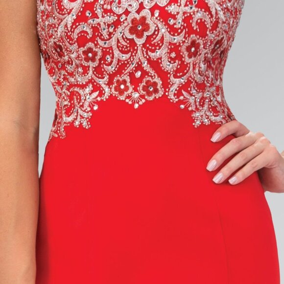 Sweetheart Neck Sheath Prom Dress GSGL1367 - Picture 3 of 5